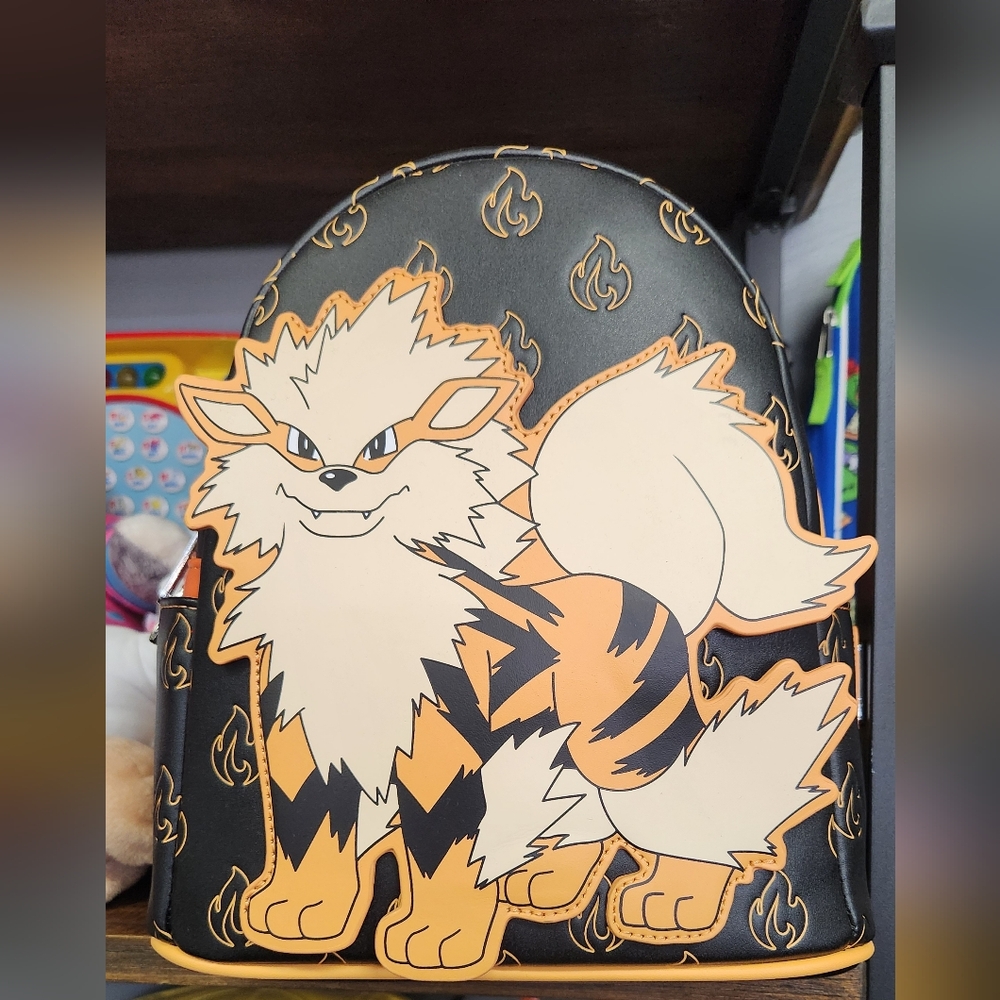 Loungefly Pokemon Arcanine Cosplay Mini Backpack